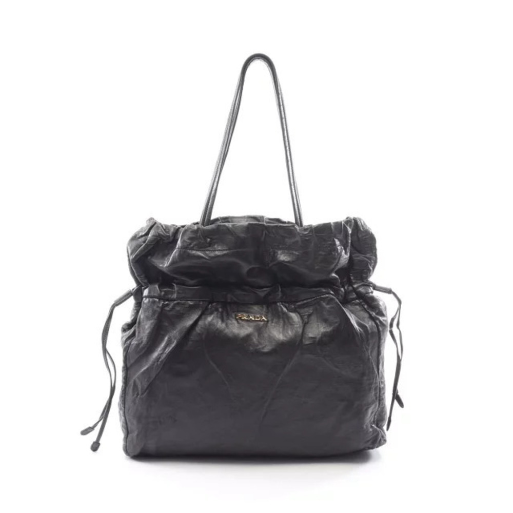 Prada Nappa Tote Bag Leather Black
